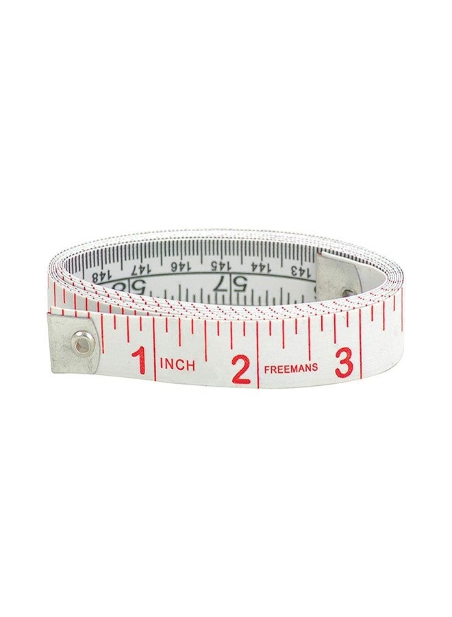 FREEMANS Double-sided Tailor Soft Measurement Tape - 1.5m/60 inches (Pack of 1) - Image 1